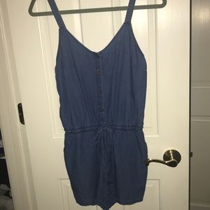 Denim Romper
